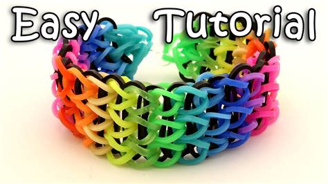 beginner easy step by step loom bands|loom band patterns step by.